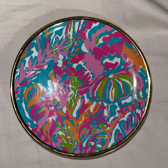 NWT Lilly Pulitzer set of 4 ceramic coasters scuba to Cuba,Shell Yea, oh shello! - Picture 6 of 8